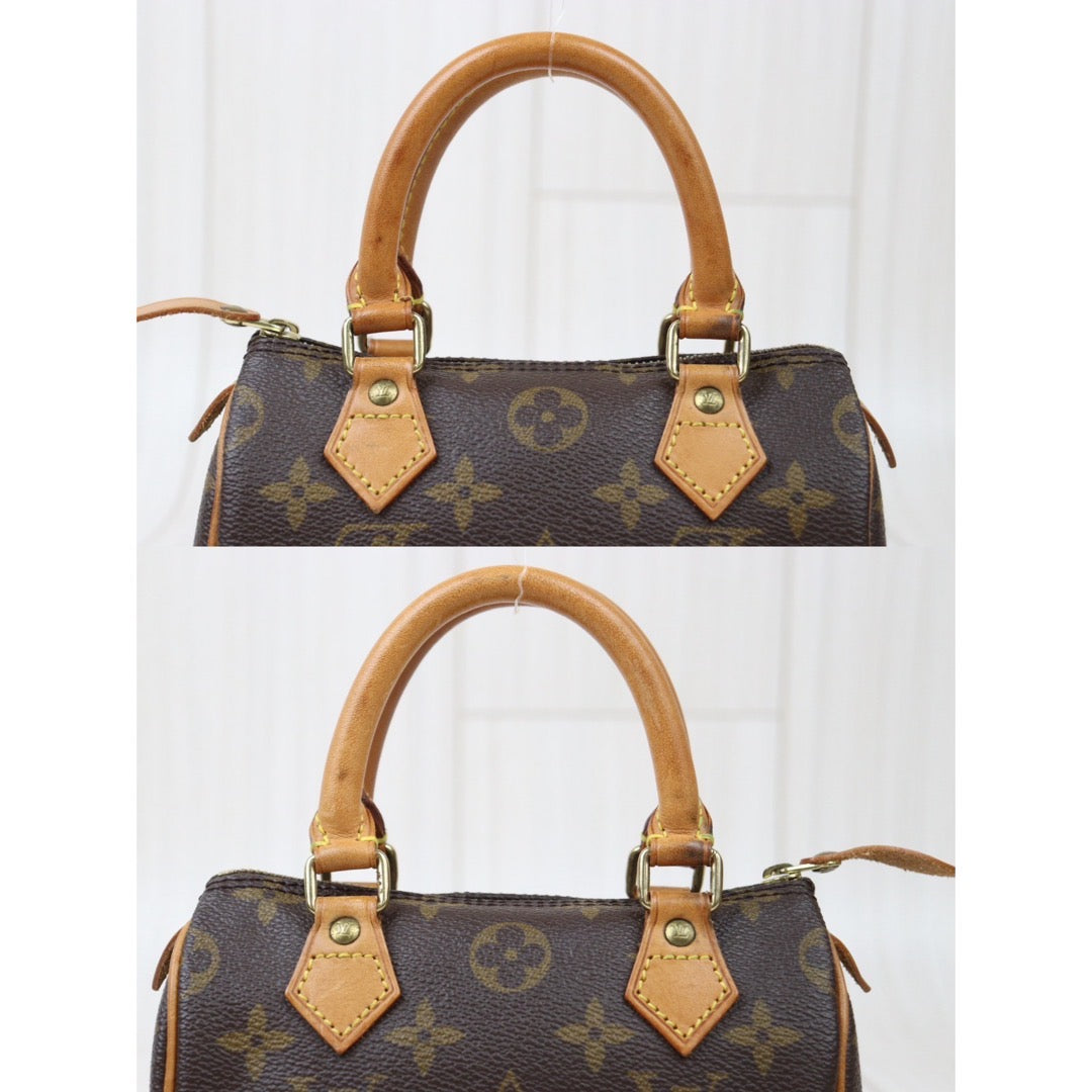 Rank AB ｜ LV Monogram Mini Speedy Handbag With Shoulder Strap｜24050920