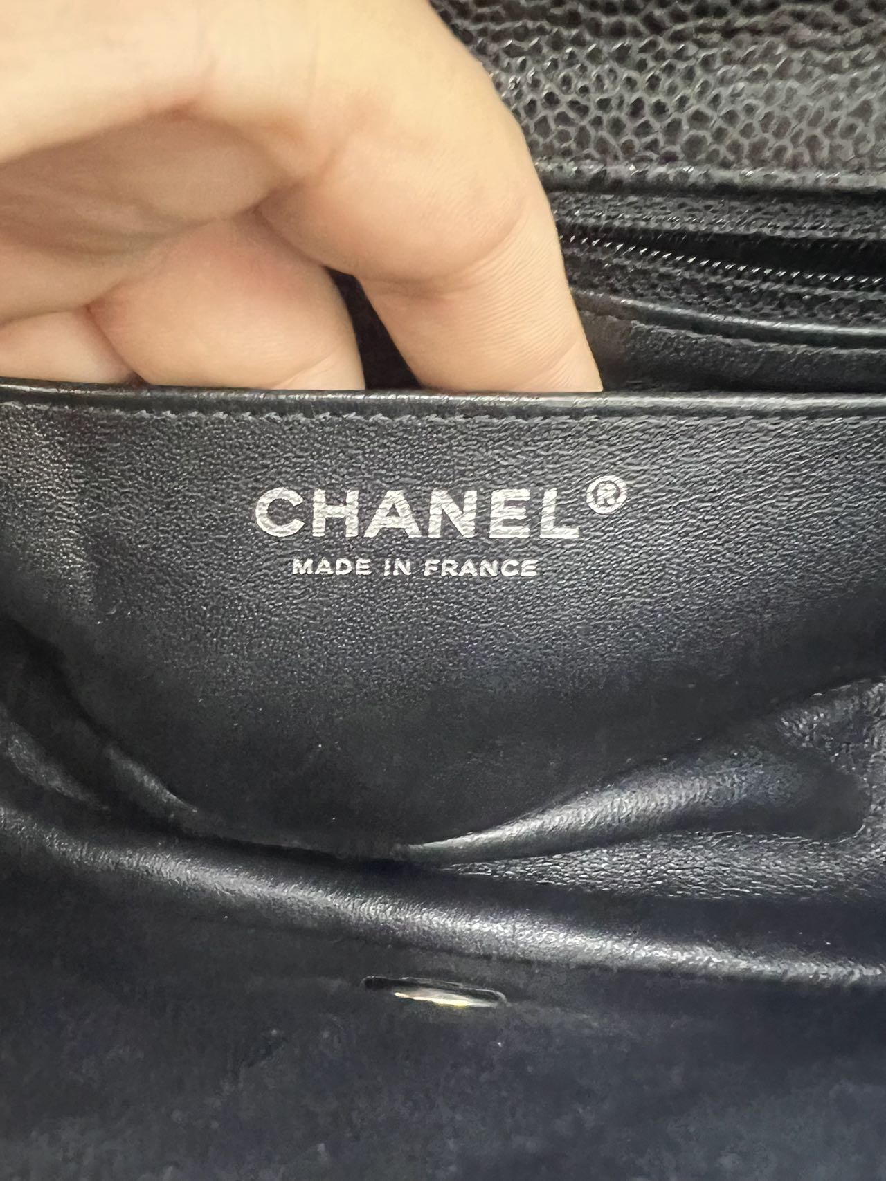 First installment 1/2｜ Very Good ( Rank A)｜ CHANEL Caviar Skin Matrasse Single Flap 20 Shoulder Bag Black