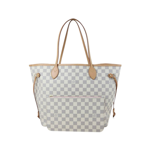 Official price: ¥288,200 JPY Include Entrupy Certificate of Authenticity｜Good ( Rank AB)｜ Louis Vuitton Damier Azur Neverful MM ShoulderBag With Pouch  IC Chips Model｜X26100705