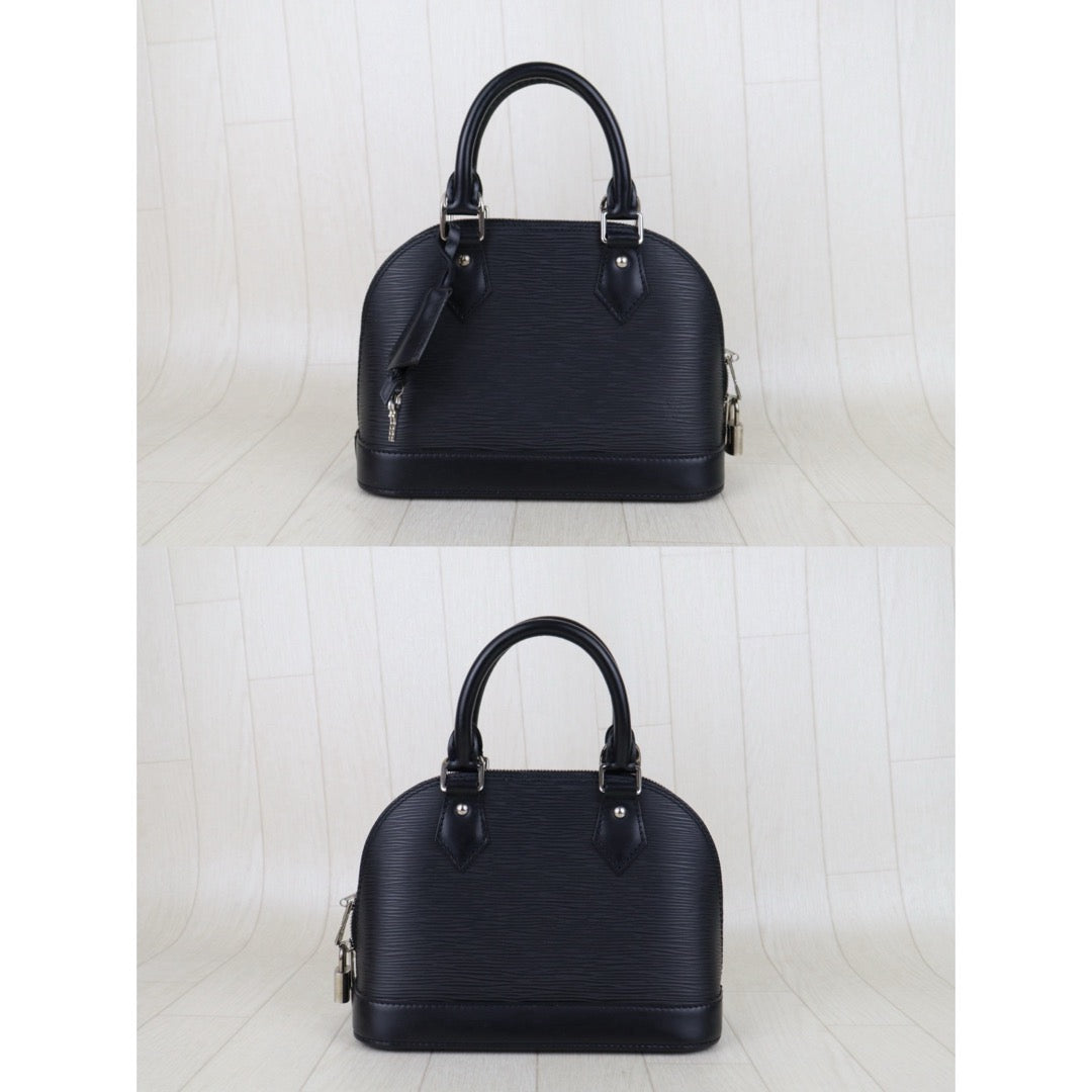 Very Good ( Rank A)｜LV Epi Alma BB HandBag Shoulder Bag Black IC Chips Model ｜S25081015