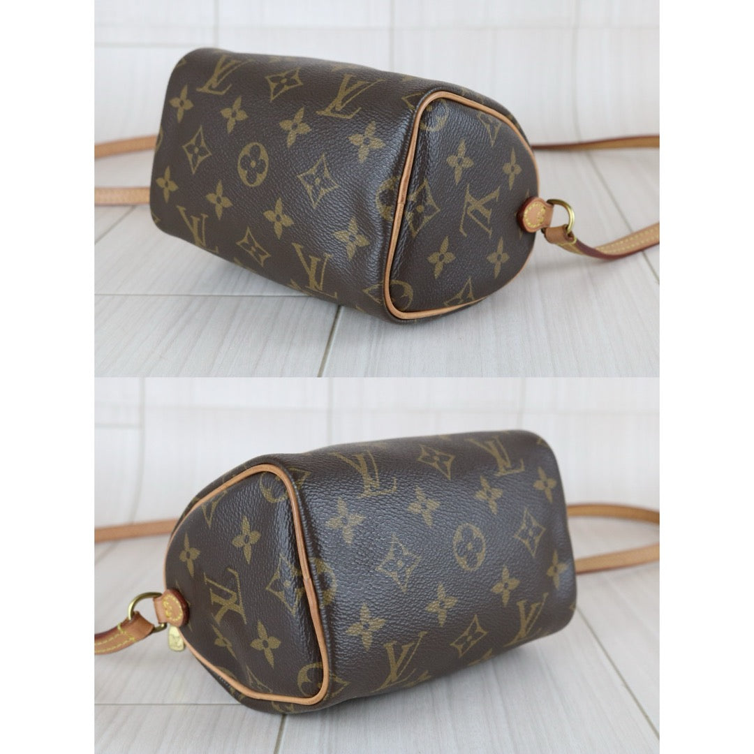 Good ( Rank AB)｜LV Monogram Nano Speedy  Shoulder Bag｜S25070703