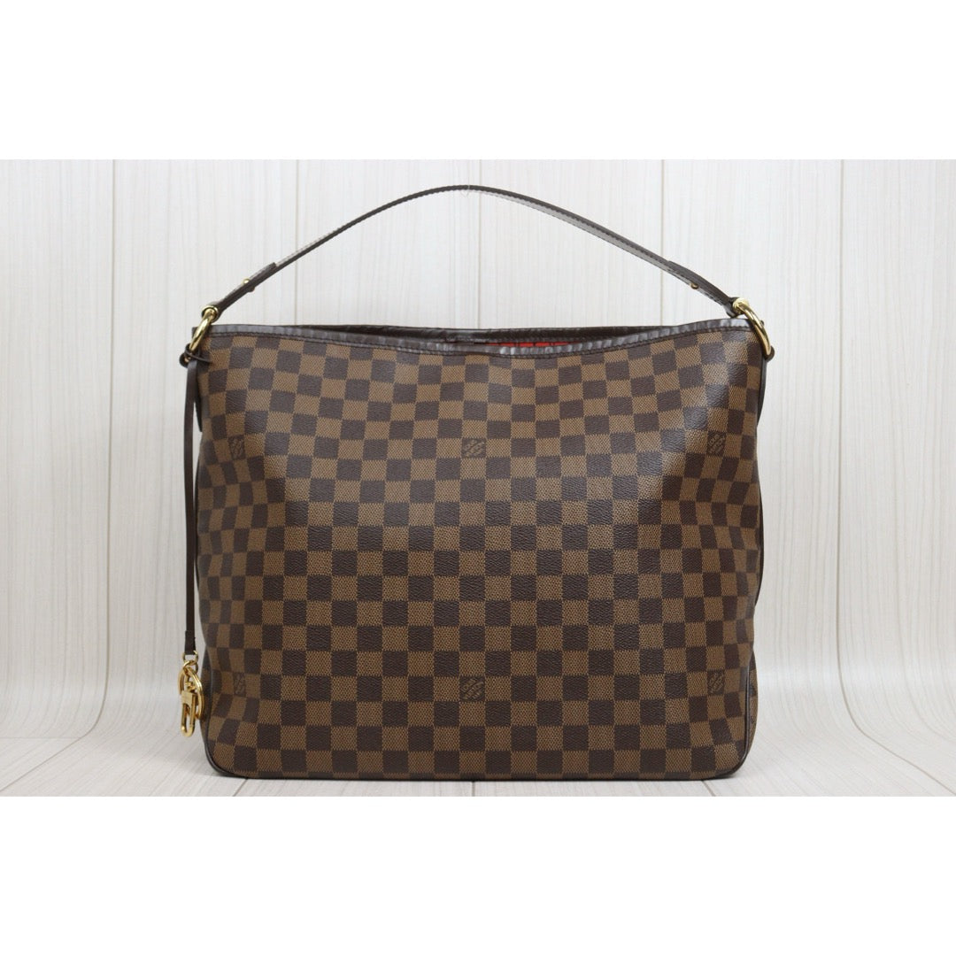 Include Entrupy Certificate of Authenticity｜Very Good ( Rank A)｜Louis Vuitton Damier Delightful MM Shoulder Bag｜26051902