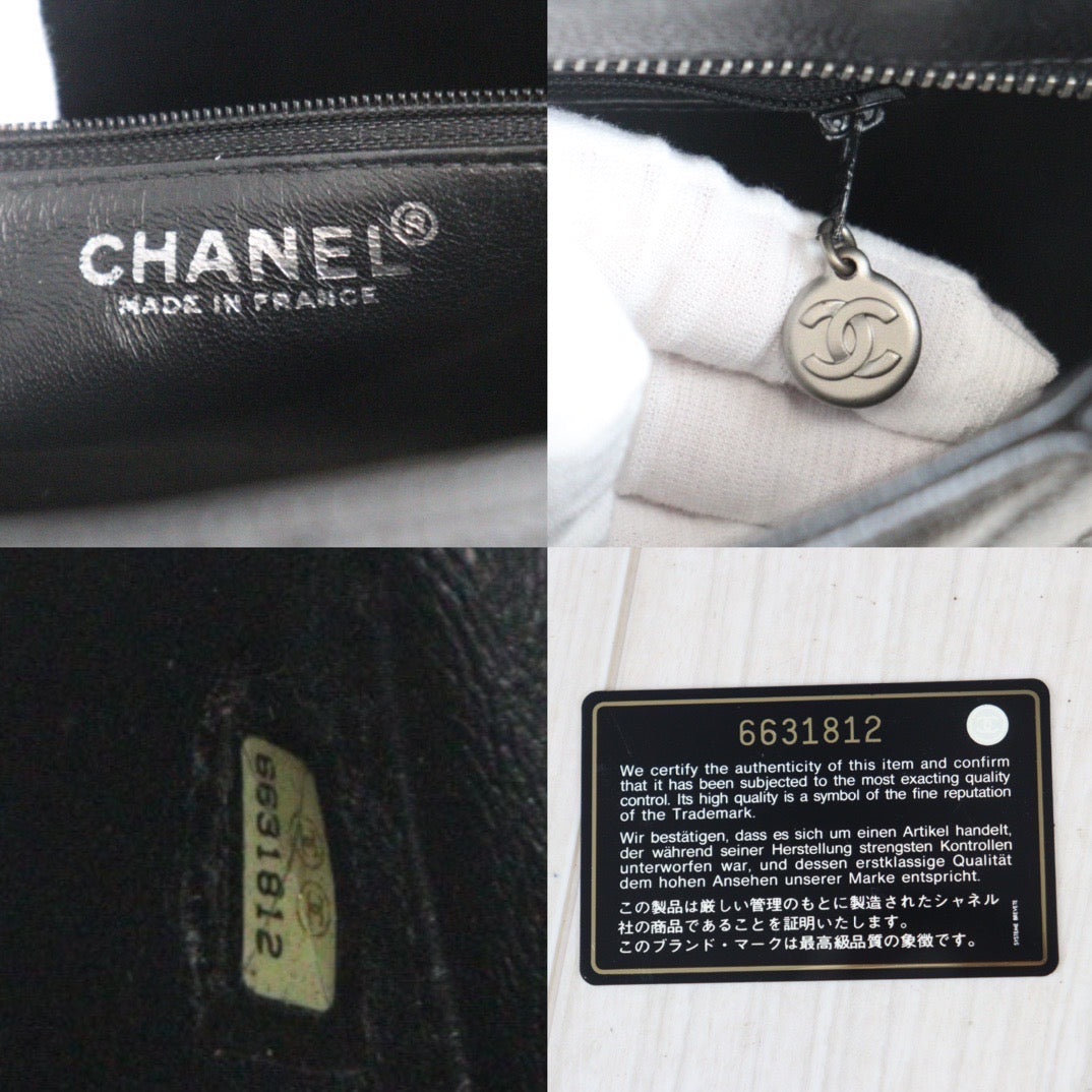 Rank AB｜ CHANEL Caviar Skin Leather Calf Leather Tote Bag Made In 2000～2002 Year｜23100607