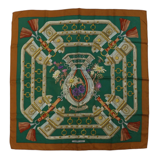 Good ( Rank AB) ｜ HERMES Wild Daisies Scarf 90｜V25110607