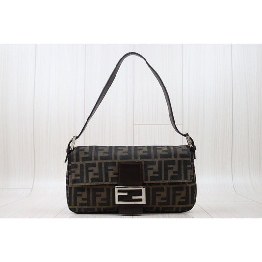 Good ( Rank AB) ｜ FENDI Zucca Mamma Baguette Shoulder Bag｜24060605