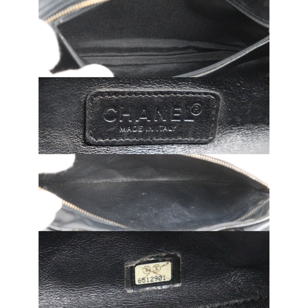 Rank AB｜ CHANEL Calf Skin Bowling Bag Hand Bag Made In 2000～2002Year｜24040802