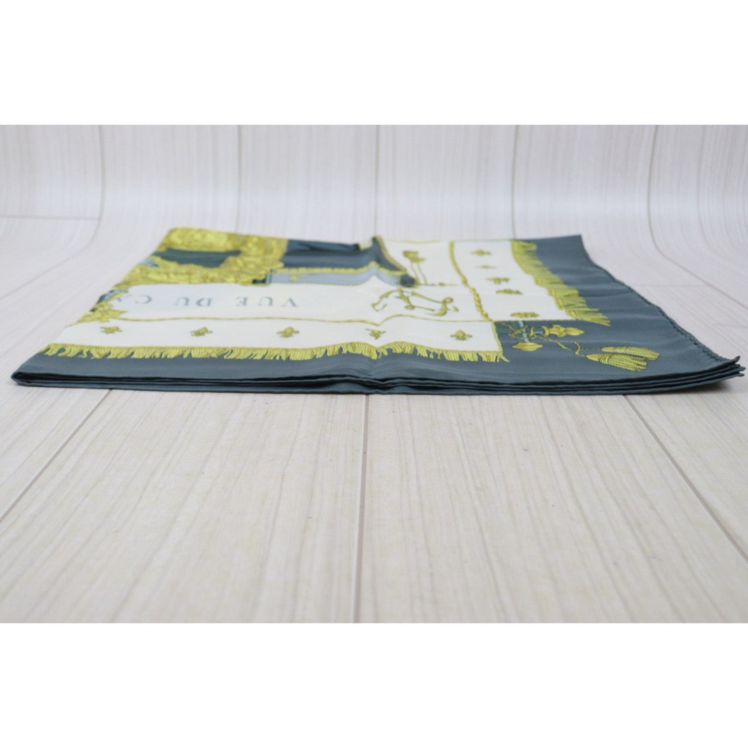 Good ( Rank AB) ｜ HERMES Vue Du Carrosse De La Galere La Reale Scarf 90｜V25110601