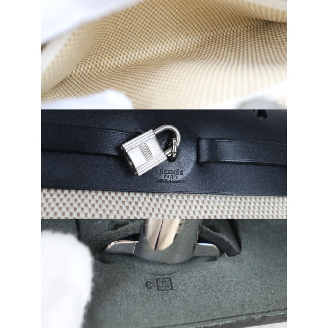 Very Good ( Rank A) ｜ HERMES Herbag PM □F Shoulder Bag  Made In 2002 Year｜25100901