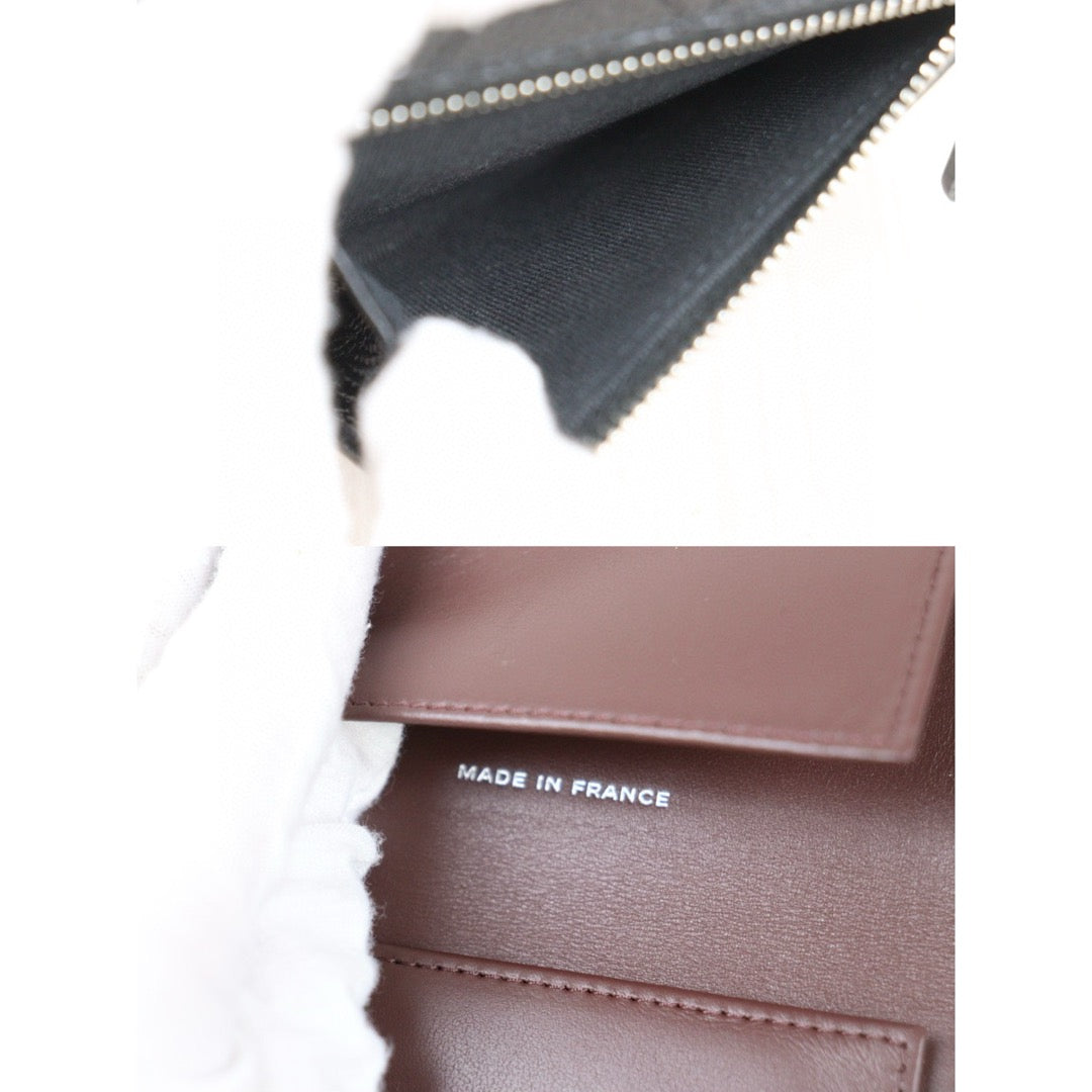 Very Good ( Rank A) ｜CHANEL Caviar Skin Leather Calf Leather  Wallet Black ｜24122002