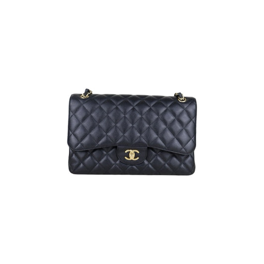Very Good ( Rank A)｜ CHANEL Matrasse Chain Caviar Skin Jumbo Black  Made In 2012 Year｜S25110322