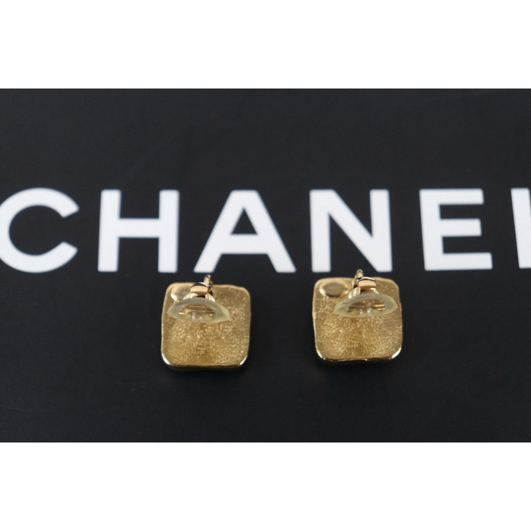 Very Good ( Rank A)｜CHANEL COCO Mark Sugar cube Earrings ｜P24110118