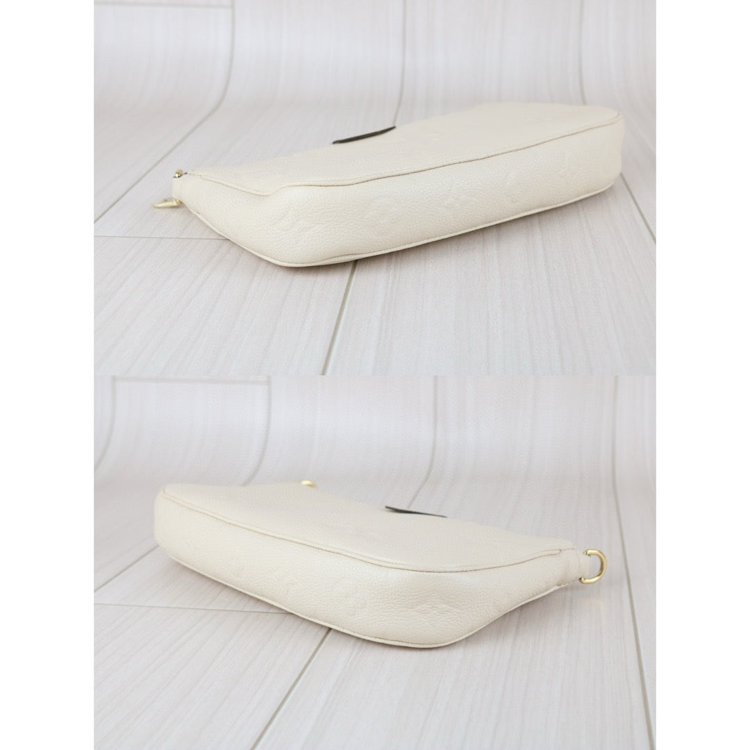 Excellent（Rank SA）｜ LV Monogram Multiti Pochette Accessoire Empreinte Leather Gream IC Chips Model ｜J25042402