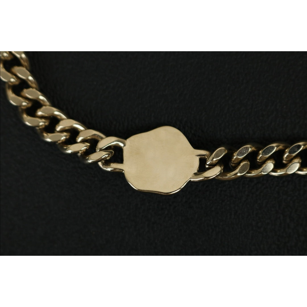 Very Good ( Rank A)｜ CHANEL Coco Mark Chain Rhinestone Chocker Necklace｜F25012310