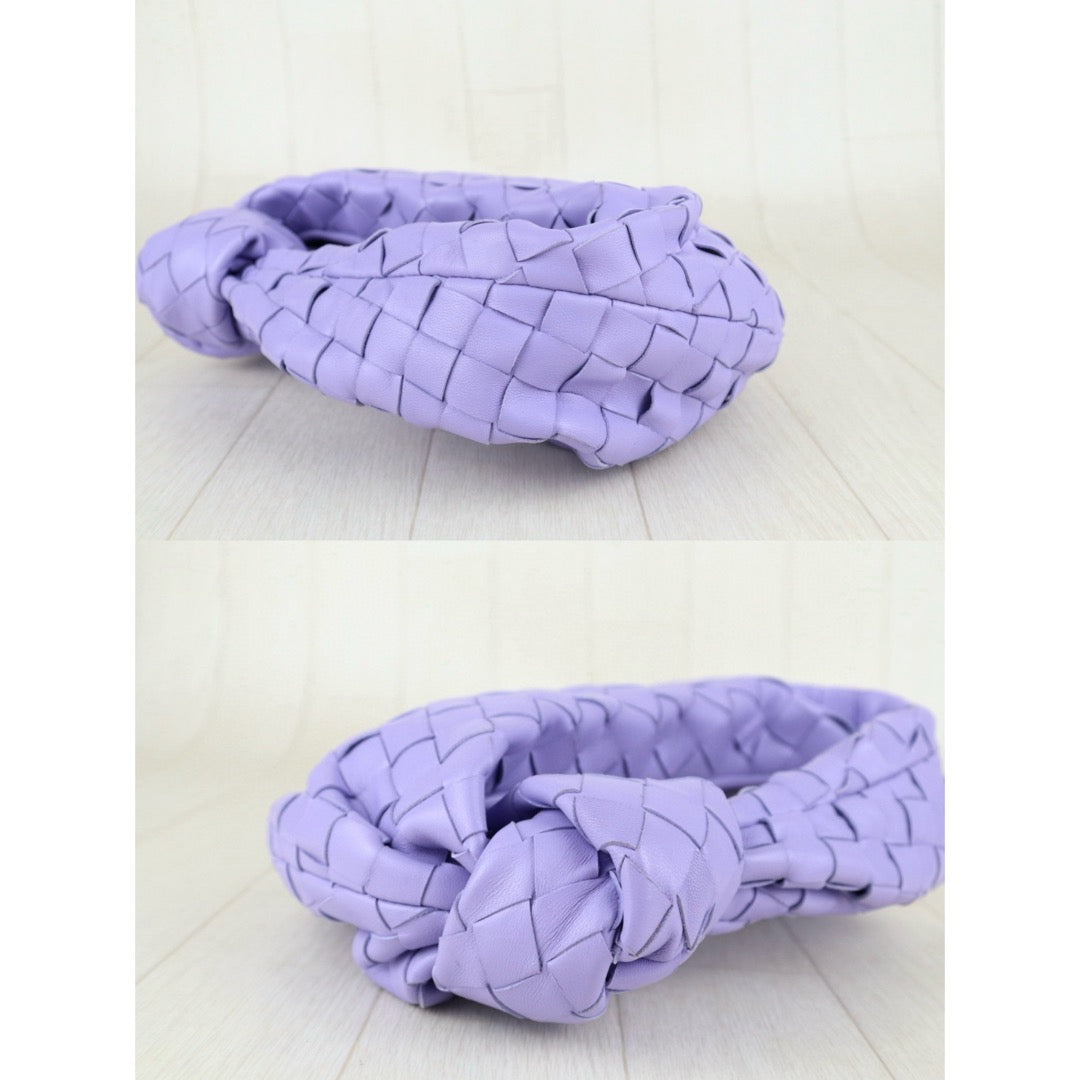 Very Good ( Rank A)｜ Bottega Veneta Lamb Skin Mini Jodie Hand Bag Purple｜H25042218