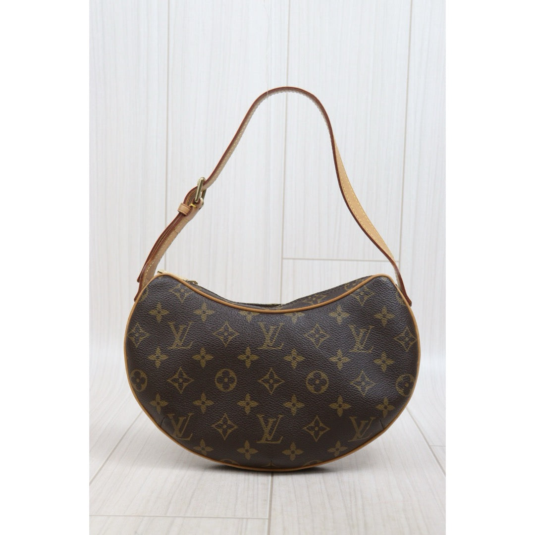 Include Entrupy Certificate of Authenticity｜Good ( Rank AB)｜Louis Vuitton Monogram Pochette Croissant PM Shoulder Bag｜26031603