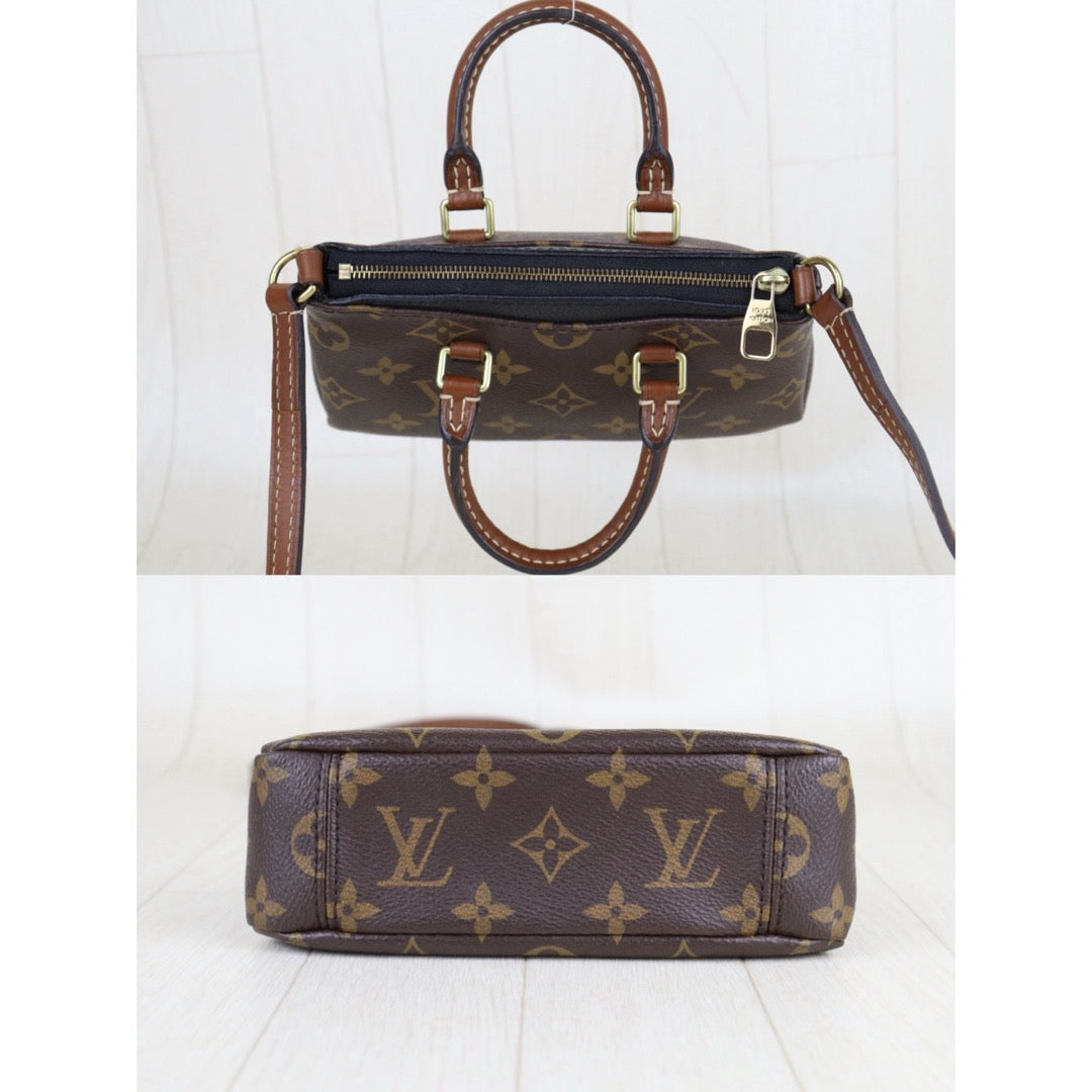 Very Good ( Rank A) ｜LV Monogram Pallas Nano Handbag With Shoulder Bag Brown｜S25100903