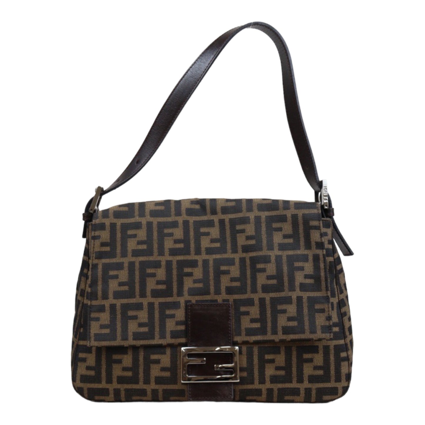 Rank A｜ FENDI Zucca Mamma Baguette Shoulder Bag ｜24011219