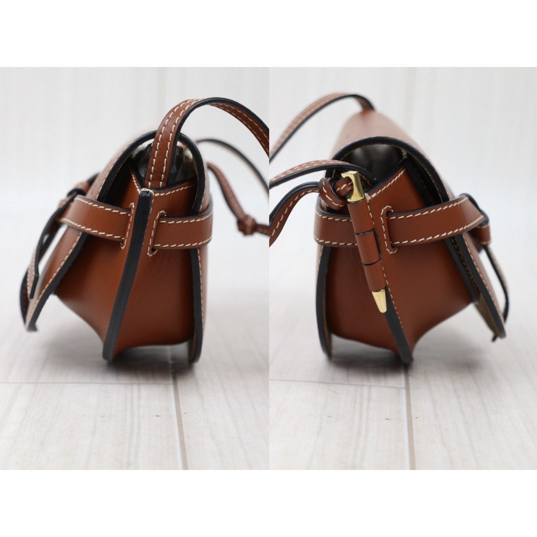 Very Good ( Rank A) ｜ Loewe Gate mini Shoulder Bag Caramel｜P24051325