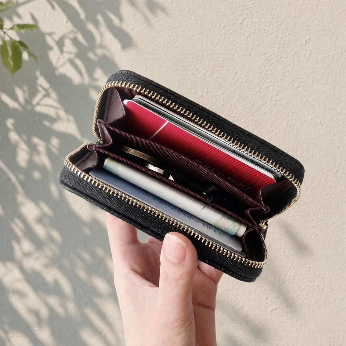 Include Entrupy Certificate of Authenticity｜Very Good ( Rank A)｜CHANEL Caviar Skin Black Zipper Wallet Made In 2018Year｜X26061803