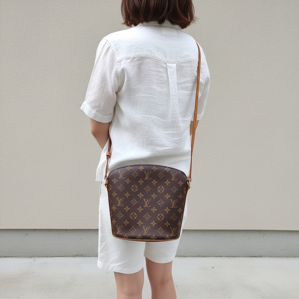 Include Entrupy Certificate of Authenticity｜Good ( Rank AB)｜ Louis Vuitton Monogram Drouot Shoulder Bag ｜26042006