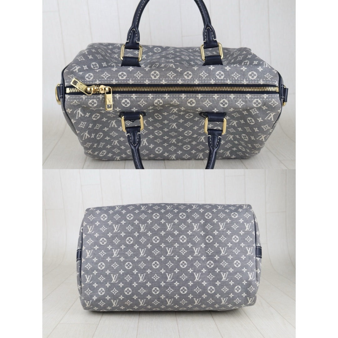 Good ( Rank AB)｜ LV Denim Monogram Speedy 30 Hand Bag Shoulder Bag｜S25052703