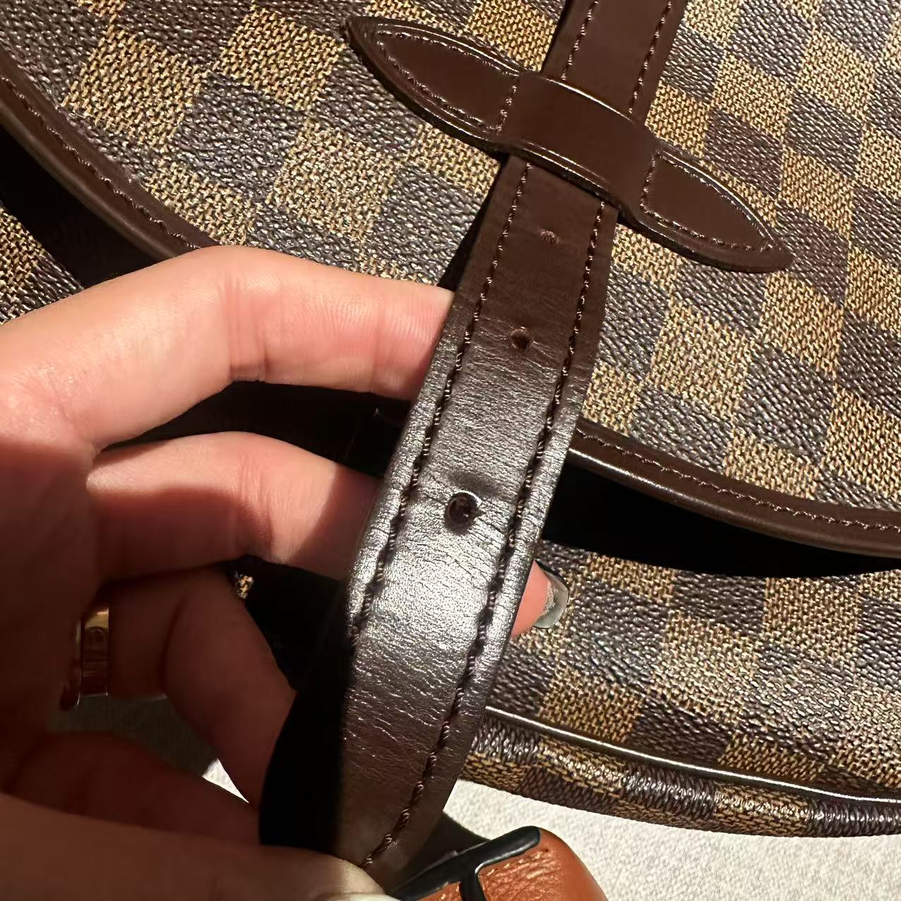 LV Damier Saumur MM Shoulder Bag