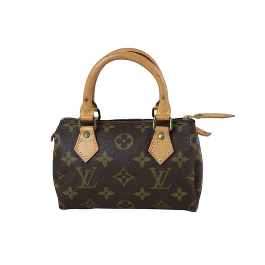 Include Entrupy Certificate of Authenticity｜Good ( Rank AB) ｜ Louis Vuitton Monogram Mini Speedy Hand Bag ｜S26073116