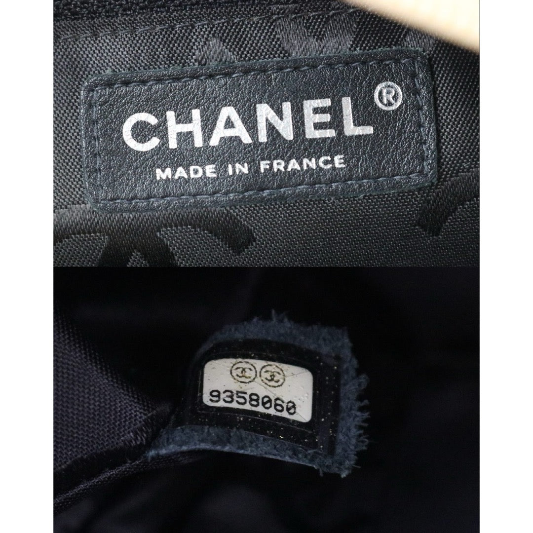 Include Entrupy Certificate of Authenticity｜Good ( Rank AB)｜CHANEL Cambon Ligne Bowler Tote Bag Beige Made In 2004～2005Year｜S26080107