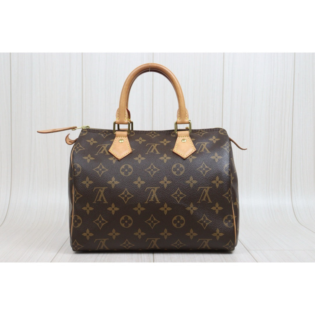 Include Entrupy Certificate of Authenticity｜Good ( Rank AB)｜ Louis Vuitton Monogram Speedy 25 Hand Bag IC Chips Model｜26042812
