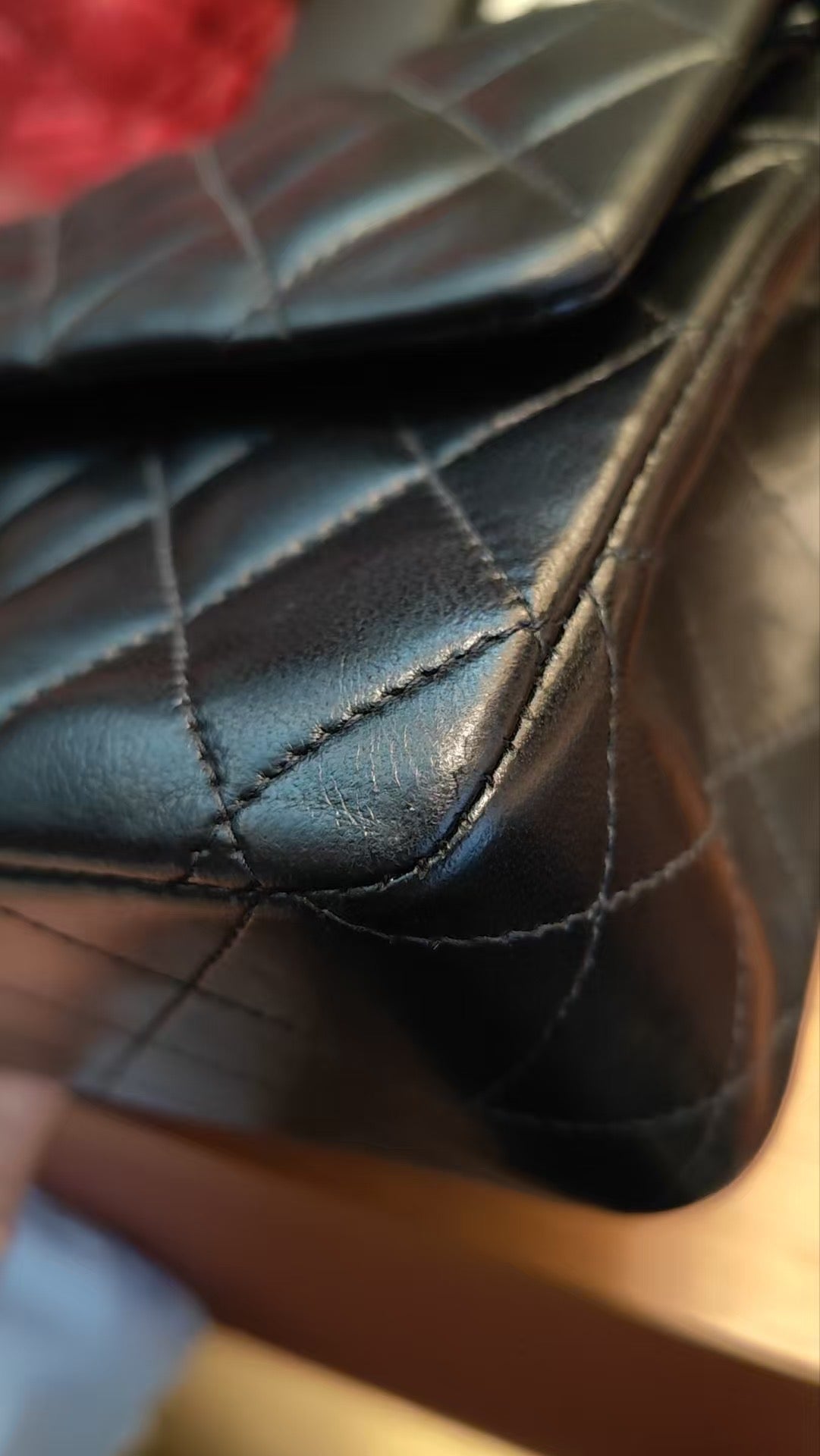 CHANEL Lamb Skin Matrasse Double Flap 25 Shoulder Bag