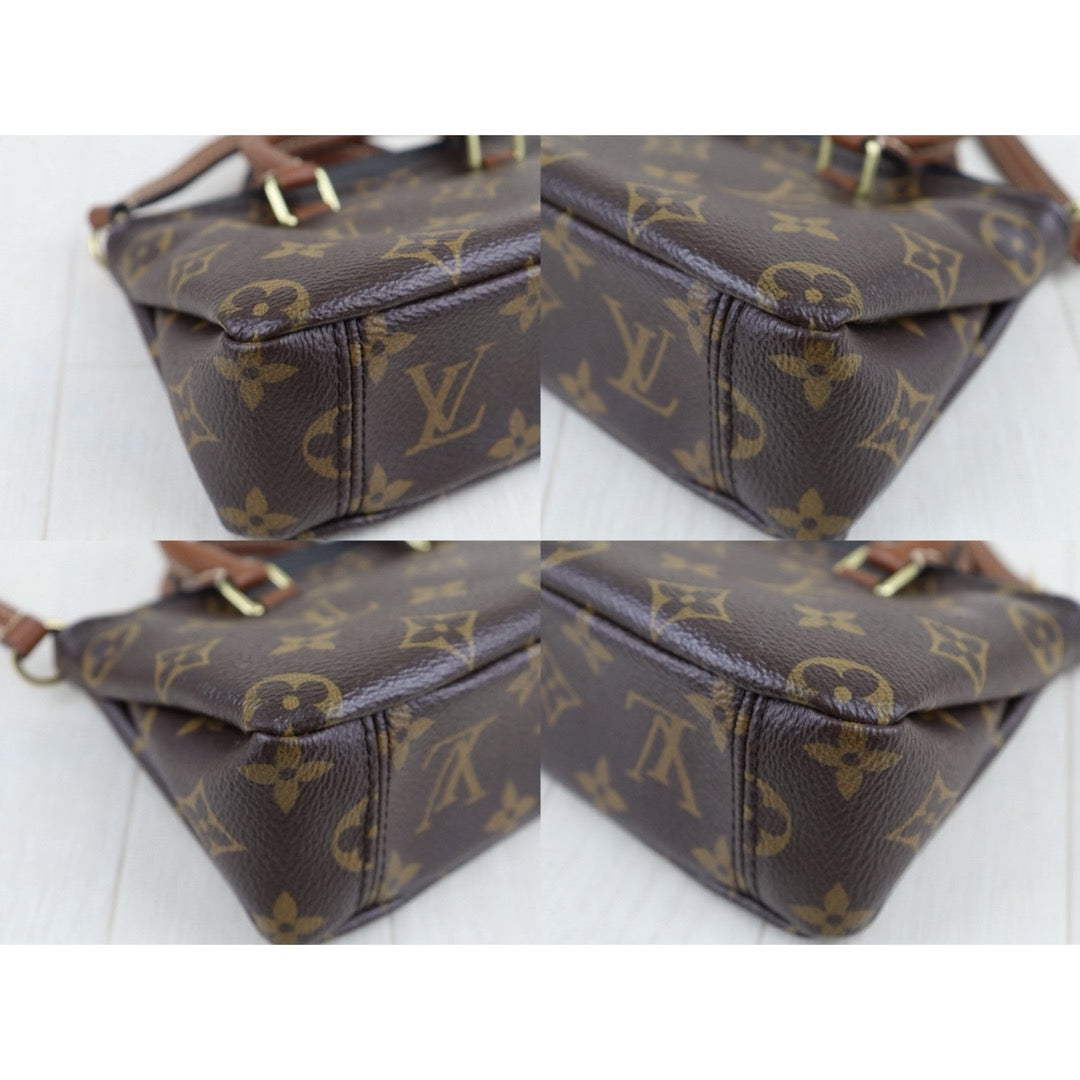 Very Good ( Rank A) ｜LV Monogram Pallas Nano Handbag With Shoulder Bag Brown｜S25100903