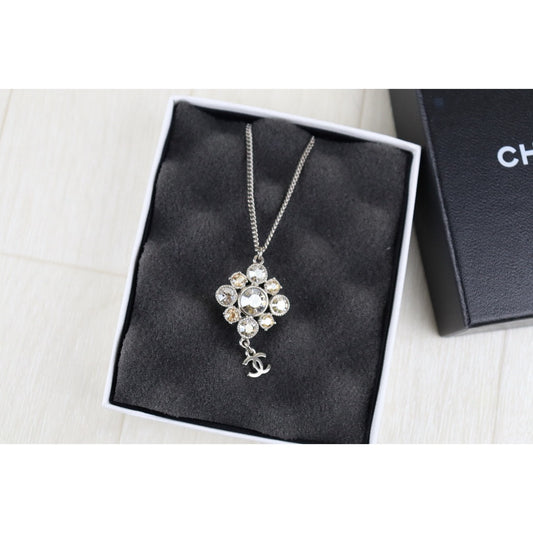 Very Good ( Rank A) ｜CHANEL COCO Mark Colorblock Rhinestone Chocker Necklace｜H25011109