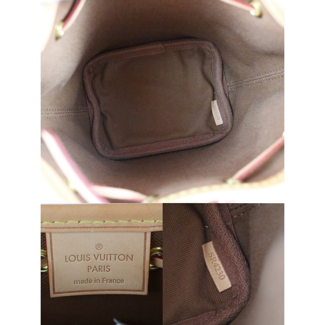 Include Entrupy Certificate of Authenticity｜Very Good ( Rank A)｜ Louis Vuitton Monogram  Nano Noe  Shoulder Bag ｜X26031203