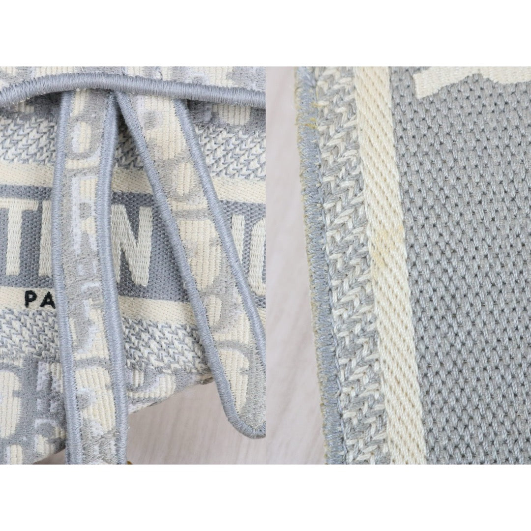 Good ( Rank AB)｜Dior Trotter Saddle Obique Gray Shoulder Bag Medium｜S25110301