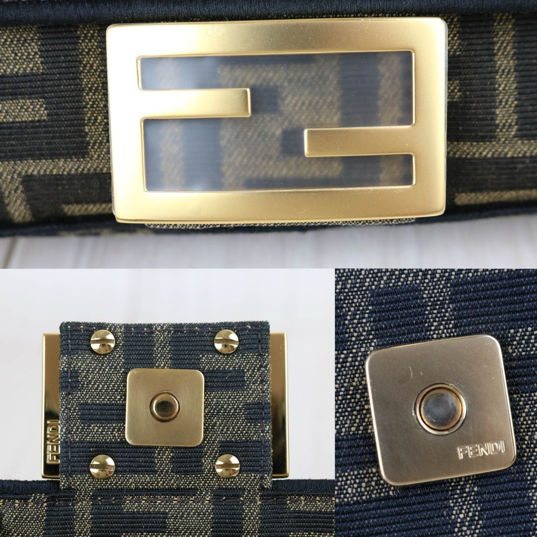 Include Entrupy Certificate of Authenticity｜Very Good ( Rank A)｜ FENDI Mamma Baguette Shoulder Bag  PM Gold Hardware Current Model｜S26090803
