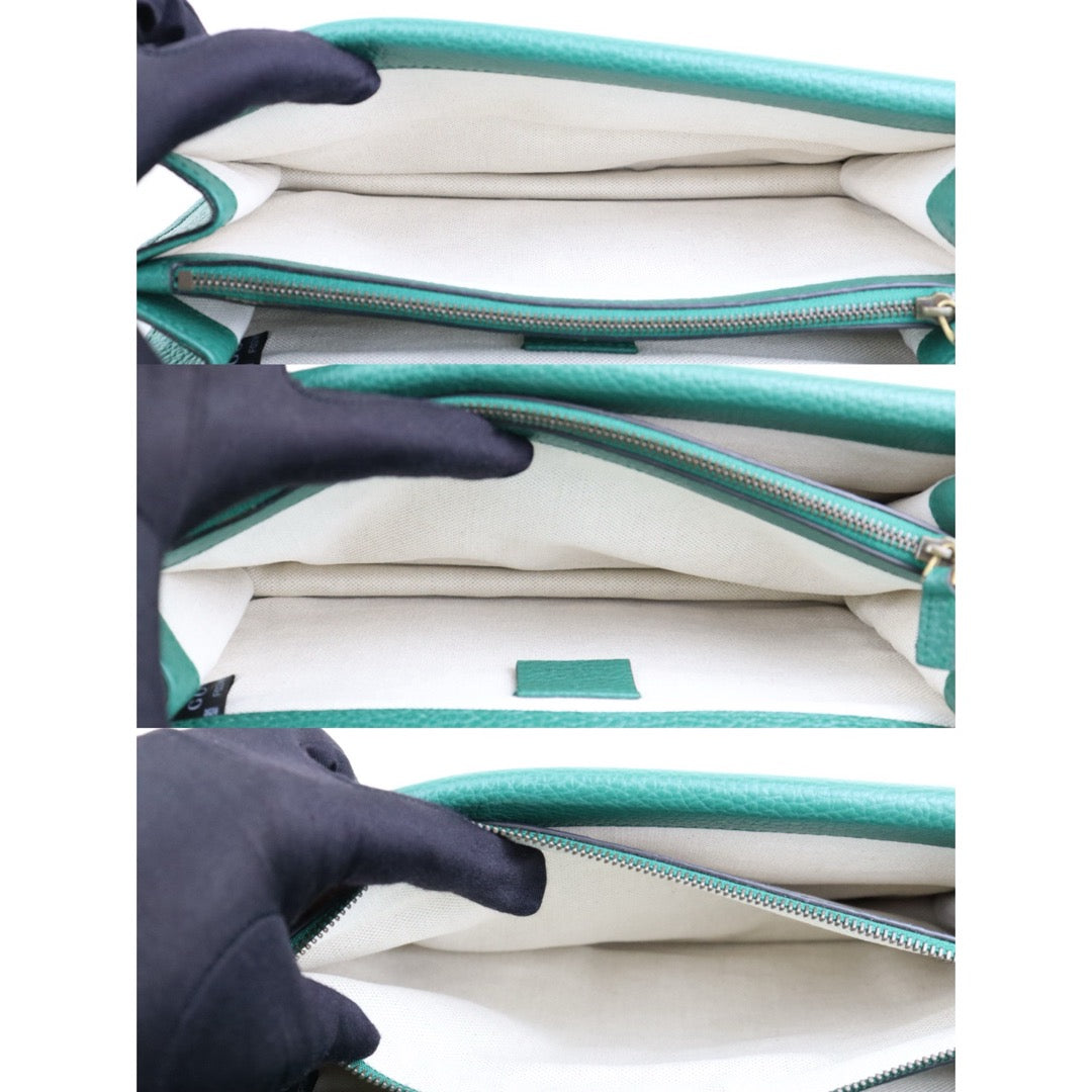 Very Good ( Rank A) ｜GUCCI Dionysus Shoulder  Bag Emerald｜H25063004