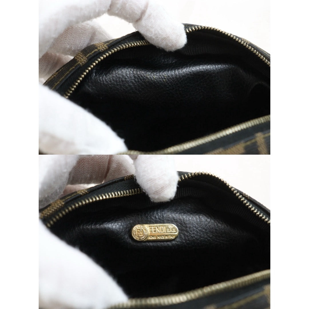 Good ( Rank AB)｜ FENDI  Zucca Mamma Cosmetic Pouch ｜25090107