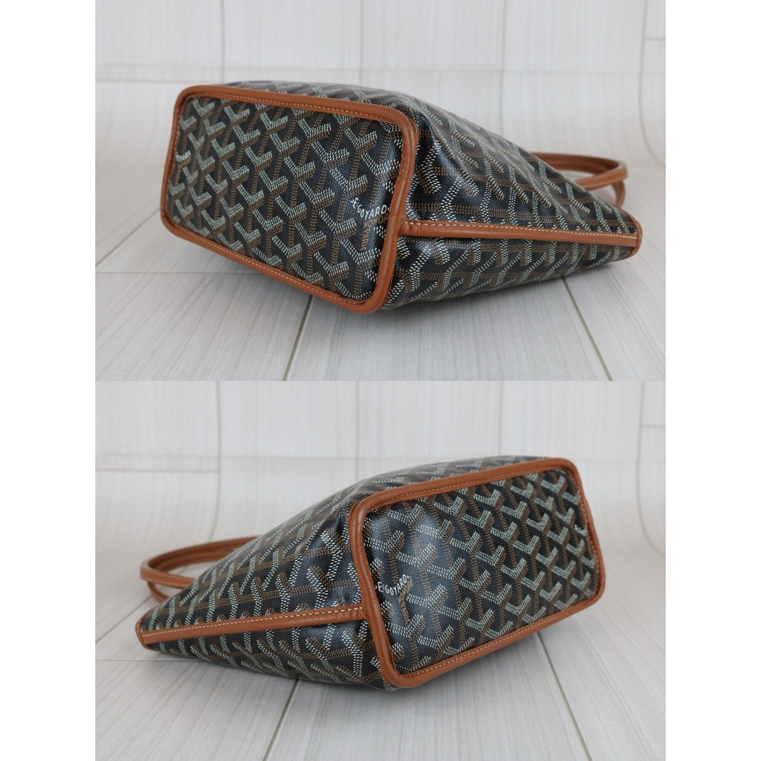 Very Good ( Rank A) ｜ Goyard Anyone Mini Tote Bag Brown｜B25011002