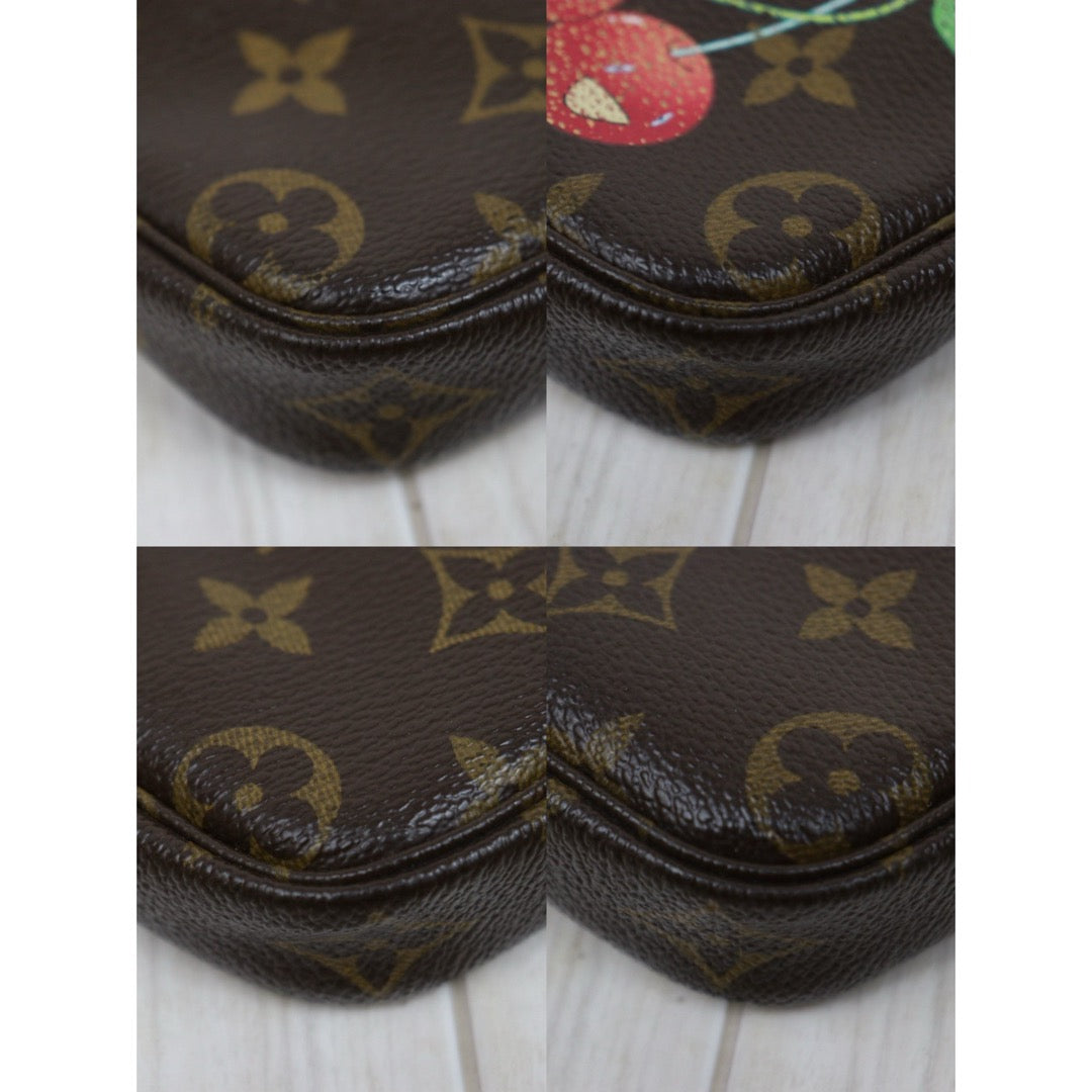 Good ( Rank AB)｜ LV Takashi Murakam Cherry Monogram Petit Bucket PM Tote Bag With Pouch｜S26030910
