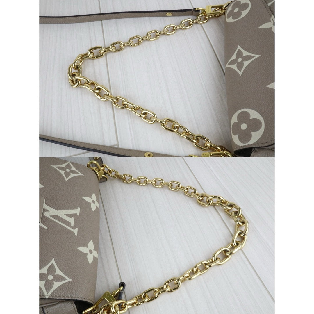 Very Good ( Rank A)｜ LV Monogram Favorite MM Shoulder Bag Etoupe Gray IC Chips Model｜W25110601