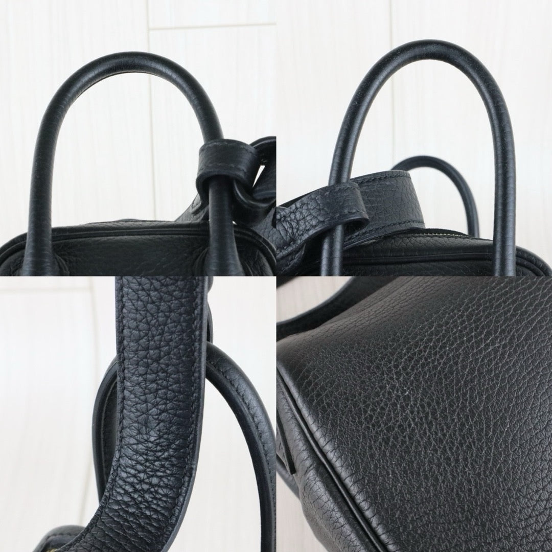 Very Good ( Rank A)｜ Hermes Mini Lindy TC Leather Golden Hardware Shoulder Bag Z stamp Made In 2021Year  ｜W25110602