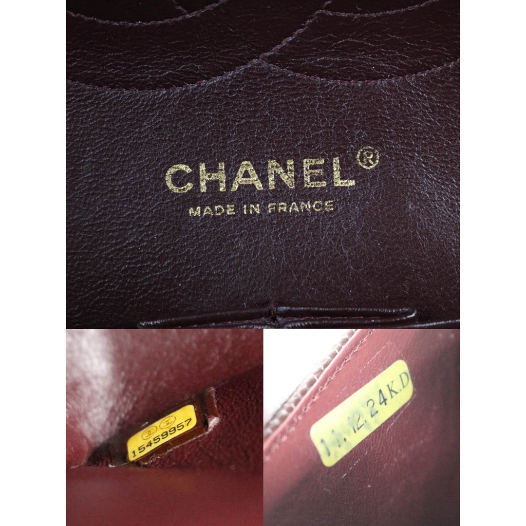 Include Entrupy Certificate of Authenticity｜Very Good ( Rank A)｜ CHANEL Matrasse Chain Caviar Skin Jumbo Black  Made In 2011Year｜S26060104