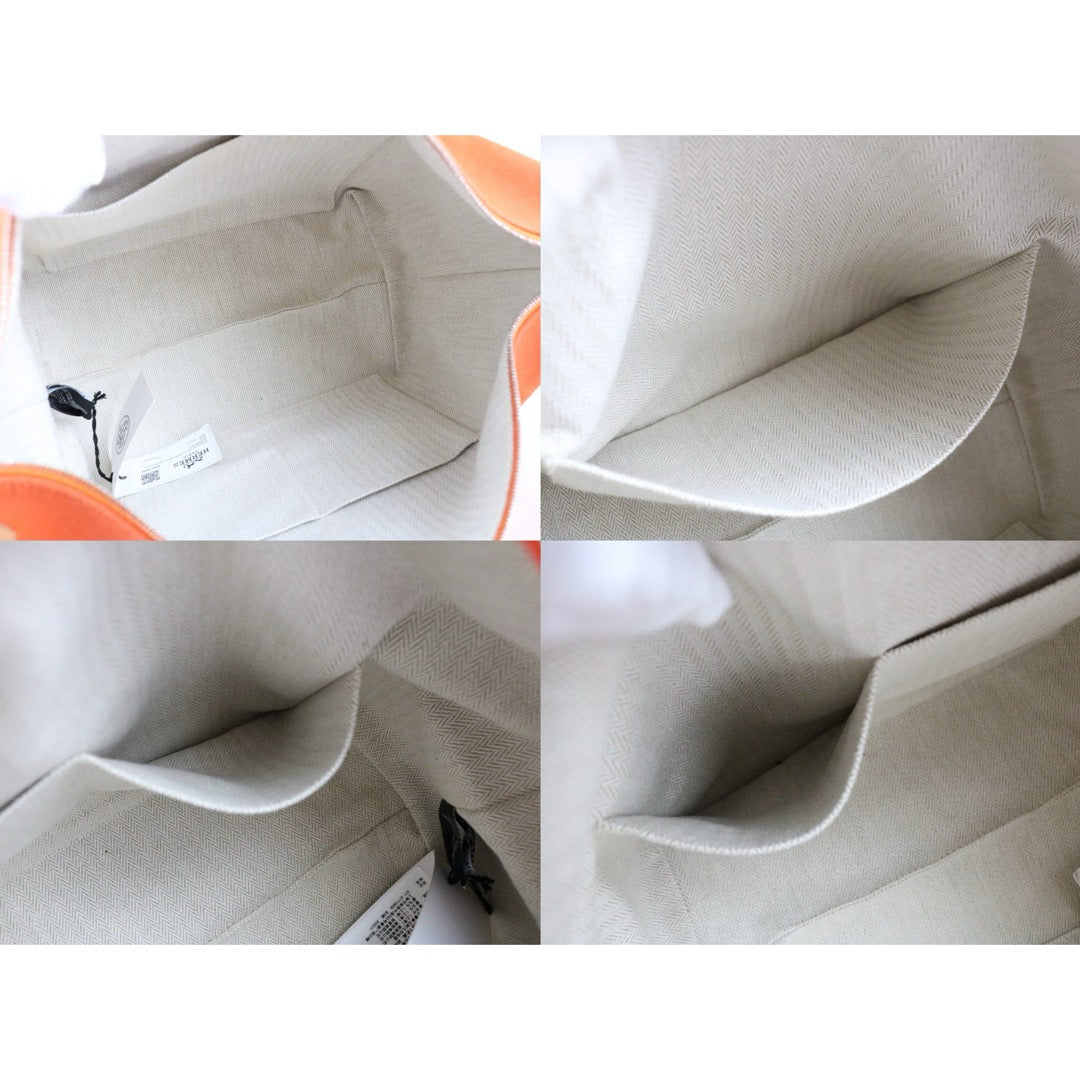 Very Good ( Rank A) ｜ HERMES Bride-A-Brac GM Canvas Orange Handbag｜S25042303