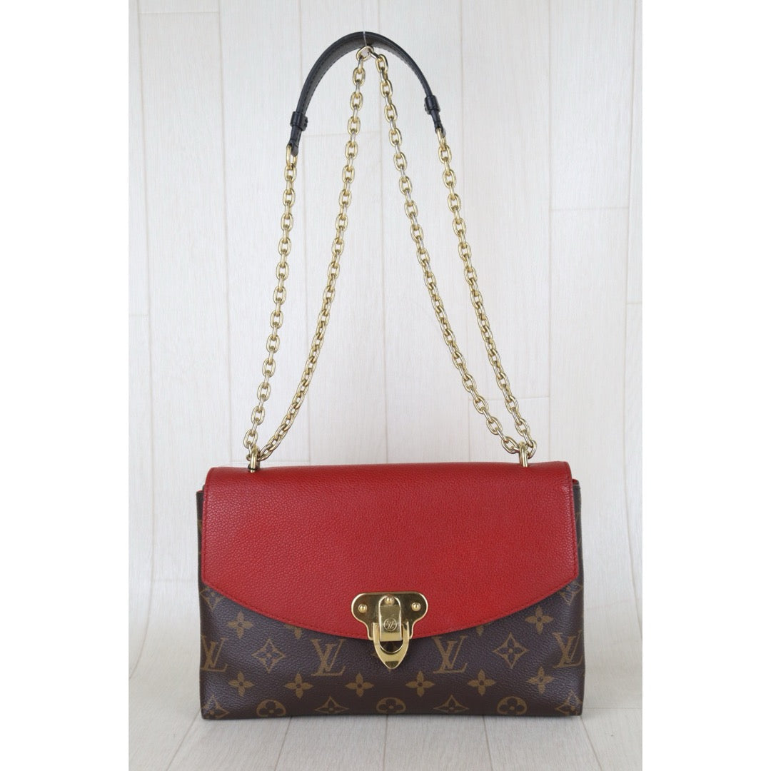 Include Entrupy Certificate of Authenticity｜Good ( Rank AB) ｜Louis Vuitton Monogram Sanit Placide Cerise Shoulder Bag ｜S26090728