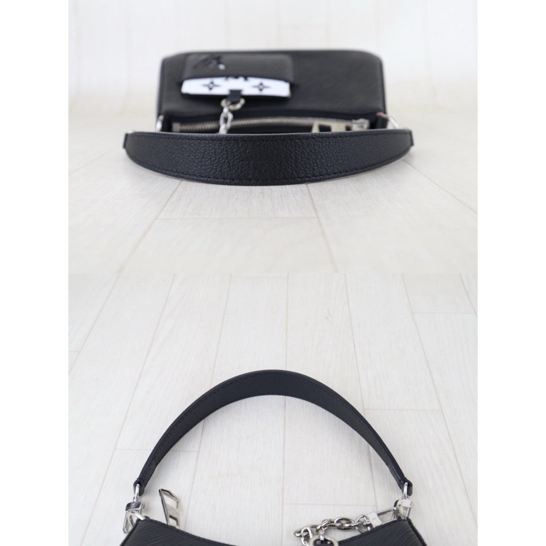 Include Entrupy Certificate of Authenticity｜Very Good ( Rank A)｜  Louis Vuitton Epi  Marellini Black ShoulderBag IC Chips Model｜S26051509