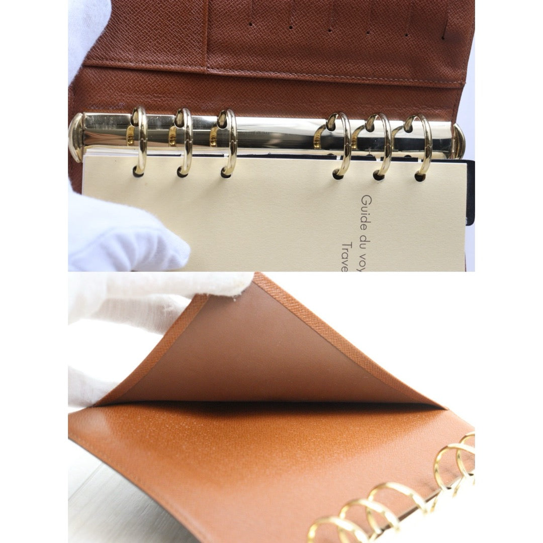 Include Entrupy Certificate of Authenticity｜Very Good ( Rank A)｜ Louis Vuitton Monogram Agenda MM Notebook Cover ｜26052705