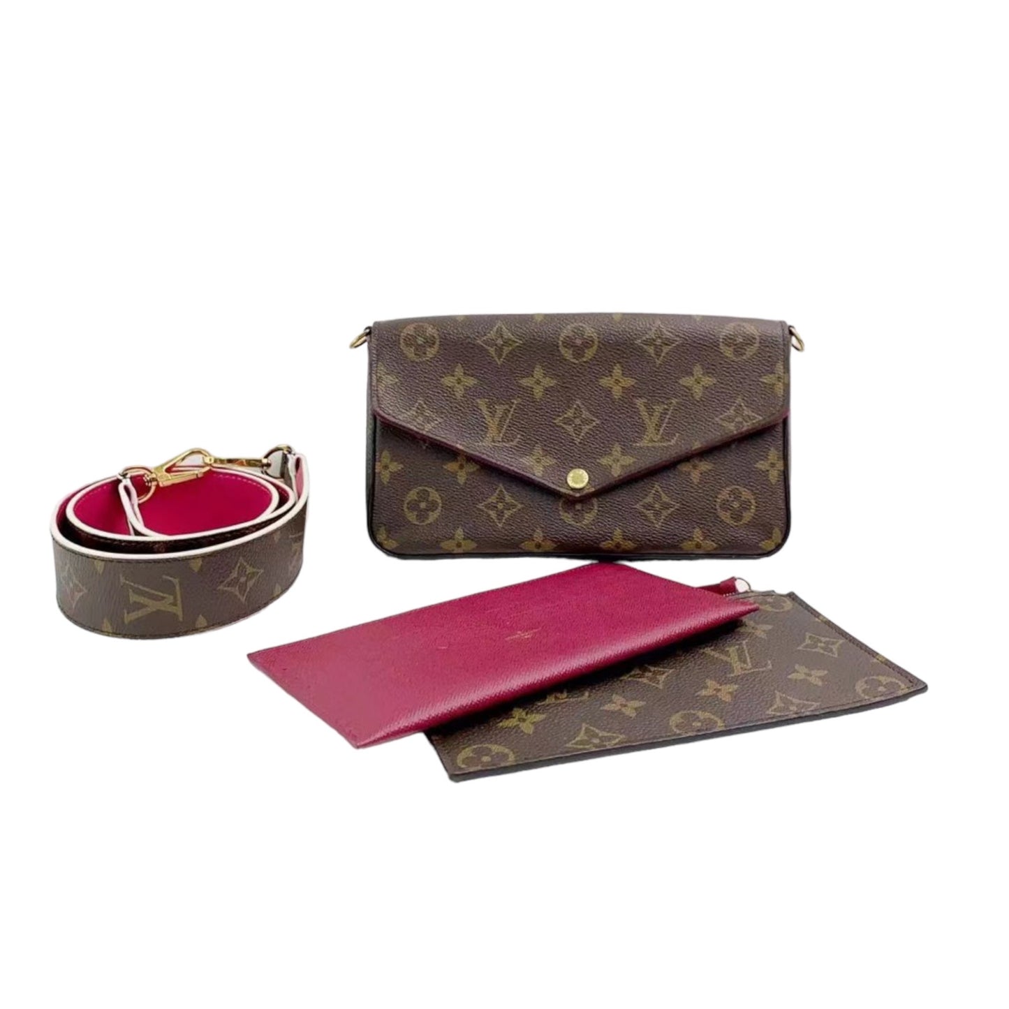 Rank A ｜ LV Monogram Pochette Felicie Shoulder Bag ｜230595