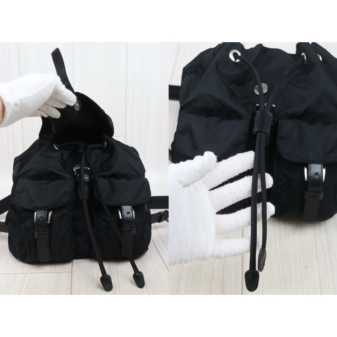 Good ( Rank AB)｜Prada Nylon Backpack Small Black｜25122208