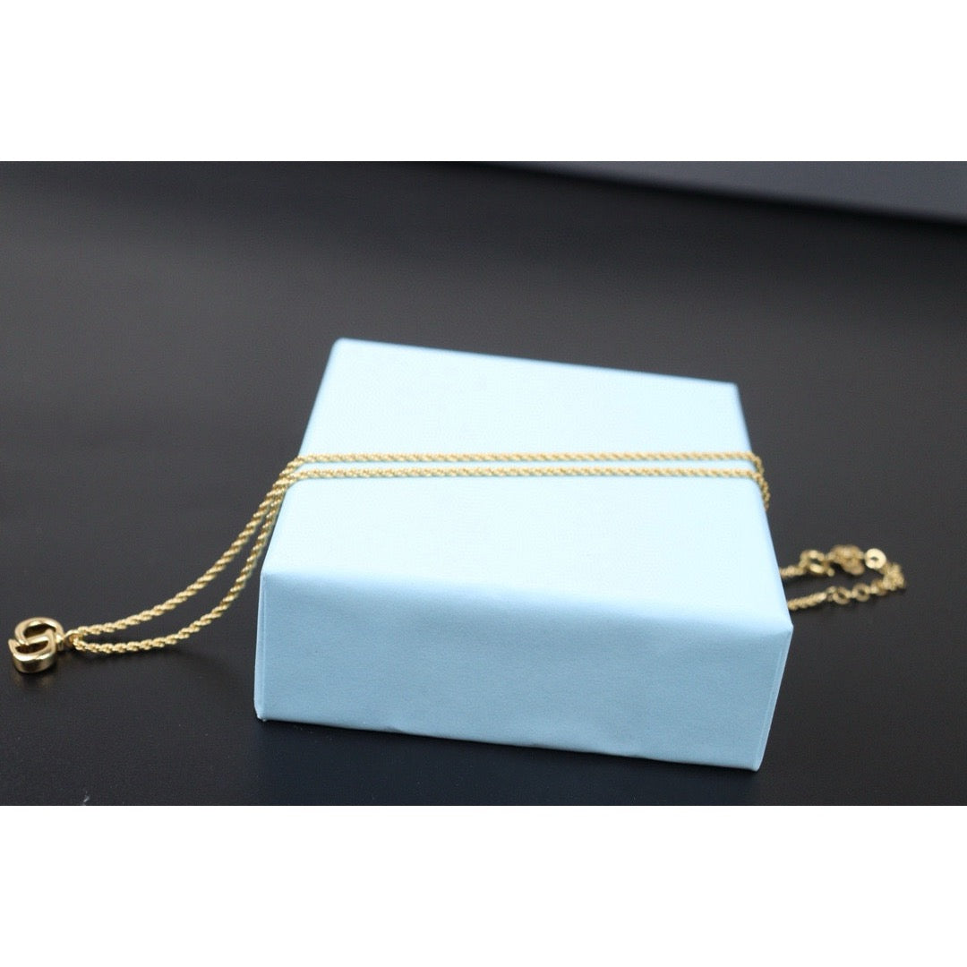 Very Good ( Rank A)｜ Dior CD Necklace Gold Plated ｜24072506