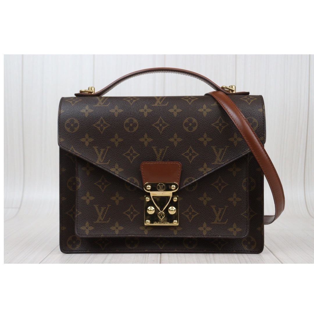 Rank AB｜ LV Monogram Monceau28 Shoulder Bag ｜24022104